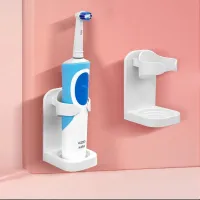 Creative Traceless Stand Rack Organizer Electric Wall-Mounted Holder Space Saving toothbrush holder Bathroom Accessories