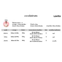 Lovito ชุดเดรสสําหรับสตรีเซ็กซี่คอกลมลายดอกไม้ L05248 (สีฟ้า)