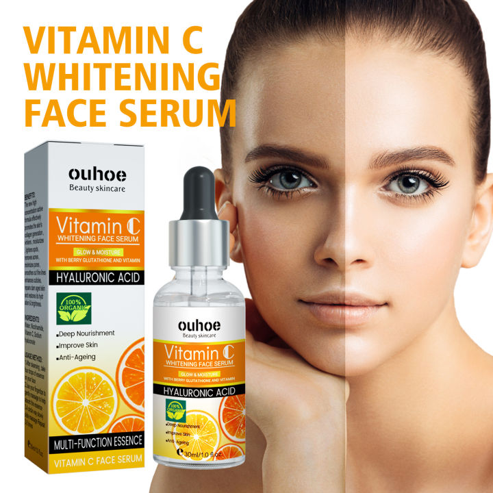 OUHOE Vitamin C Facial Essence Moisturizes the skin, brightens the ...