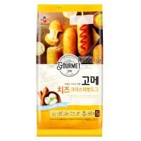 อาหารเกาหลี? 치즈크리스피 핫도그 ฮอทดอก(ชีส,ไส้กรอก) CJ Gourmet Crispy Corn Hotdog 425g?