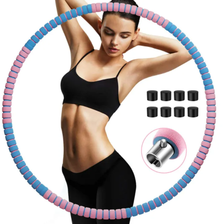 Super Sale FH94cm Weighted Hula Hoop for Adults Folding Fitness