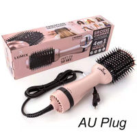 4 In 1 Hair Blowing Dryer 1000W One Step Hot Air Comb Negative Iron Straightening Curling Brush Electric Hairbrush Hair Styler