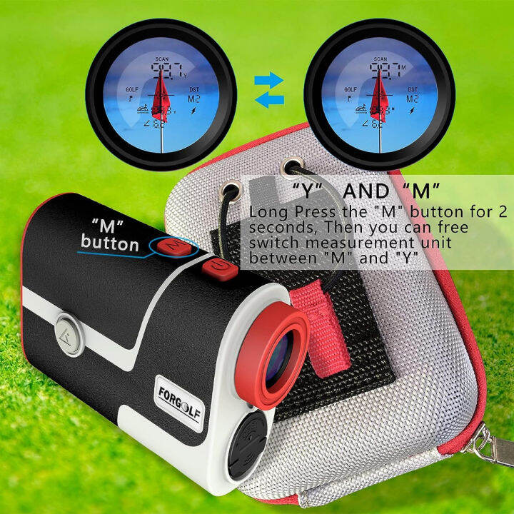 forgolf-golf-rangefinder-6x-magnification-range-finder-precision-pro-golf-nx7-pro-slope-laser-rangefinder-precise-distance-5-1000-y-super-long-distance-laser-rangefinder-for-golf-x6-new