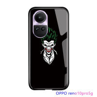 เคสเคสโทรศัพท์มือถือสำหรับ OPPO Reno10 Pro 5G Reno 10 Pro 5G ฝาหลังกระจกเทมเปอร์กันกระแทก