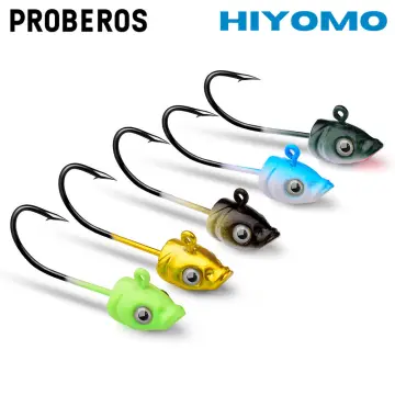 PROBEROS 50pcs/lot Fish Head Hooks 21.5g-32.5g Jig Head Fishhooks