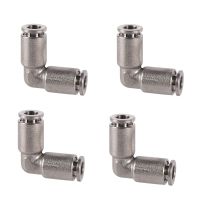 Pneumatic Pipe Elbow Connector Push In Pu Pipe Connector Push In Connector 6/8/10/12mm Straight Push Connector Air Push Hand Tool Parts Accessories