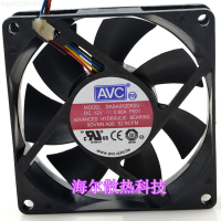 Fnhg AVC DASA0820R2U 12V 0.60A 8020 8ซม. ปริมาณอากาศสูงพัดลมทำความเย็นตู้ควบคุมอุณหภูมิ CPU