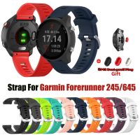 Duszake Strap For Garmin 245 Silicone Watch Band Sports Strap For Forerunner 245M/645/Vivoactive 3/Venu/Venu SQ Bracelet