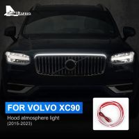 ทำความสะอาดแถบไฟกระโปรงรถรถยนต์ AIRSPEED สำหรับ Volvo XC90 2015-2023ตกแต่งบรรยากาศโคมไฟวิ่งกลางวัน LED และ HIDs