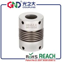 GND coupling metal shaft manufacturing aluminum Clamp torque generator bellows servo motor spring quick-camlock Bellows Coupling