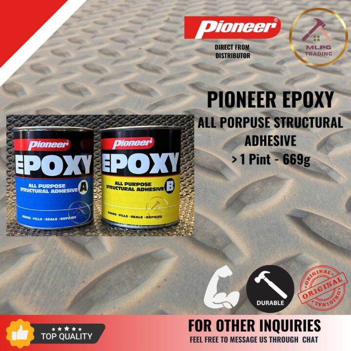 Pioneer Epoxy (All Purpose Structural Adhesive) (SOLD PER PAIR) - 1 ...