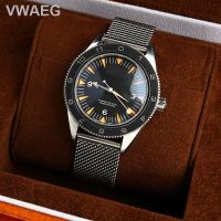 ดั้งเดิม✖ลายผีเสื้อสเตนเลสของมิลานหนาสำหรับ Omega นาฬิกา Seamaster 007 20มม. 22มม.