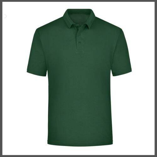 SOFTEX DARK GREEN POLO SHIRT AND ROUND NECK TSHIRT Plain Unisex Polo