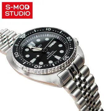 Solid Stainless Steel Watchband For Seiko Abalone Turtle Diving