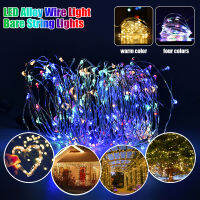 โคมไฟ LED ABL ไฟประดับสวยงามสายทองแดงมีสีสันขนาดเล็กในร่มกันน้ำไฟคริสมาสต์งานเลี้ยงการตกแต่งบ้านห้อง USB ของขวัญ