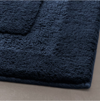 Bath mat, dark blue size 50x80 cm.