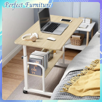 ?Perfect Furniture?โต๊ะคอมข้างเตียง โต๊ะคอม โต๊ะวางโน้ตบุ๊ก โต๊ะทำงาน โต๊ะวางของอเนกประสงค์ ปรับระดับได้โต๊ะ เคลื่อนย้ายได้?พร้อมส่ง?