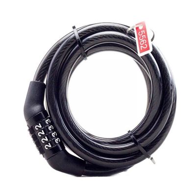 【CW】 Anti-Theft Lock 4 Digit Code Combination Cable Security MTB I0I8