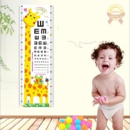 THƯỚC Decal dán tường đo chiều cao, thị lực - KAWAII BABY