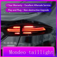 ไฟท้าย LED สำหรับรถ Ford Mondeo 2013 2014 2015 2016เบรคย้อนกลับไฟเดย์ไลท์สัญญาณเลี้ยวแบบไดนามิกไฟท้ายรถยนต์