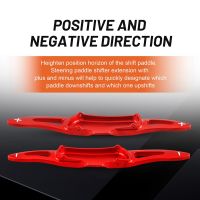 Aluminum Steering Wheel Paddle Shifter Extensions Covers 2 Pieces(Red) for Mazda 3 6 Axela Atenza CX-3 CX-5 MX-5 CX-9