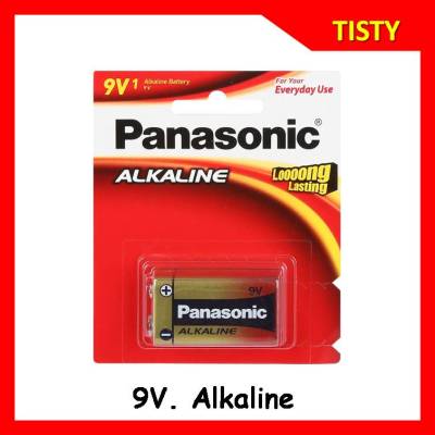 ของแท้ 100% ถ่าน 9 V. อัลคาไลน์ Panasonic Alkaline Battery 6LR61T/1B