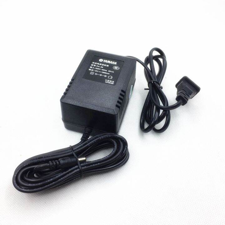 ยามาฮ่า12v100ปลั๊กไฟ0ma-เครื่องชาร์จอะแดปเตอร์สายไฟออร์แกนไฟฟ้าเครื่องแปลงสากล