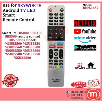Skyworth Android Smart LED Remote control Replacement with Voice Function RM-L1659