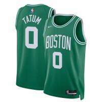 เสื้อผ้าบอลที่นิยมมากที่สุด เสื้อบาสเกตบอล NBA เกรดดีที่สุด Jayson Tatum ทีม Boston Celtics Green Dri-FIT Swingman Jersey รับประกันคุณภาพ100