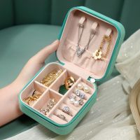 Portable Jewelry Accessory Storage Box Earrings Necklaces Rings Travel Storage Bag Jewelry Boxes Organizer Display Box