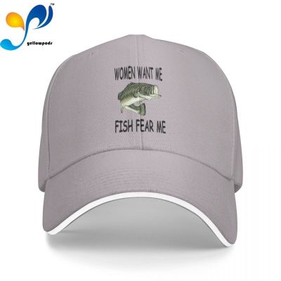 2023 New Fashion  Want Me Fish Fear Me Trucker Cap Snapback Hat For Men Baseball Mens Hats Caps For Logo，Contact the seller for personalized customization of the logo