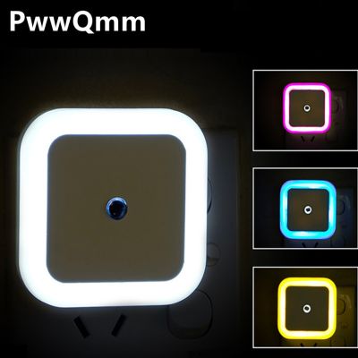 【CC】 PwwQmm Sensor Night Saving Dusk to Dawn Lamps Nightlight for Bedrooms Toilets Stairs Corridors