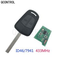 【✆New✆】 haokao5 ชุด Kunci Remote Mobil ตรง Qcontrol สำหรับ Opel/vauxhall Corsa D 2007-2012 Merb 2010-พร้อม Pcf7941 433Mhz