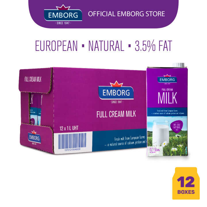 Emborg Full Cream Milk Uht L Packs Bundle Lazada Ph