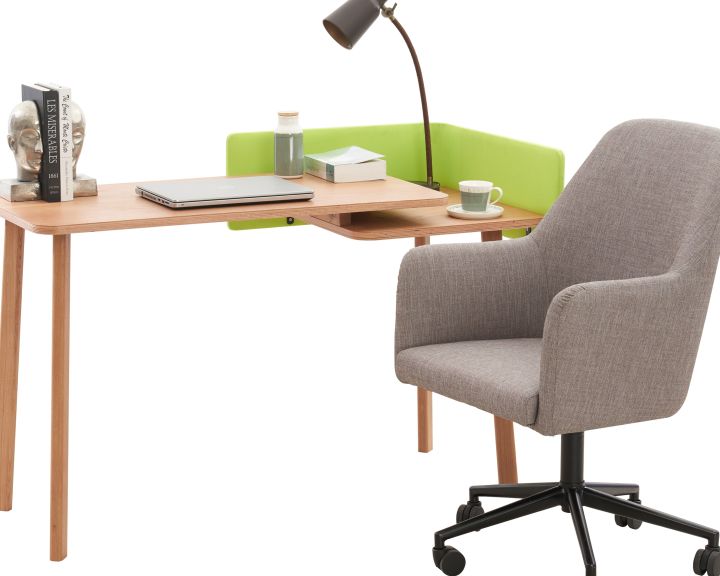 modernform-โต๊ะทำงานไม้แท้-รุ่น-arty-พร้อมฉากกั้นสีเขียว