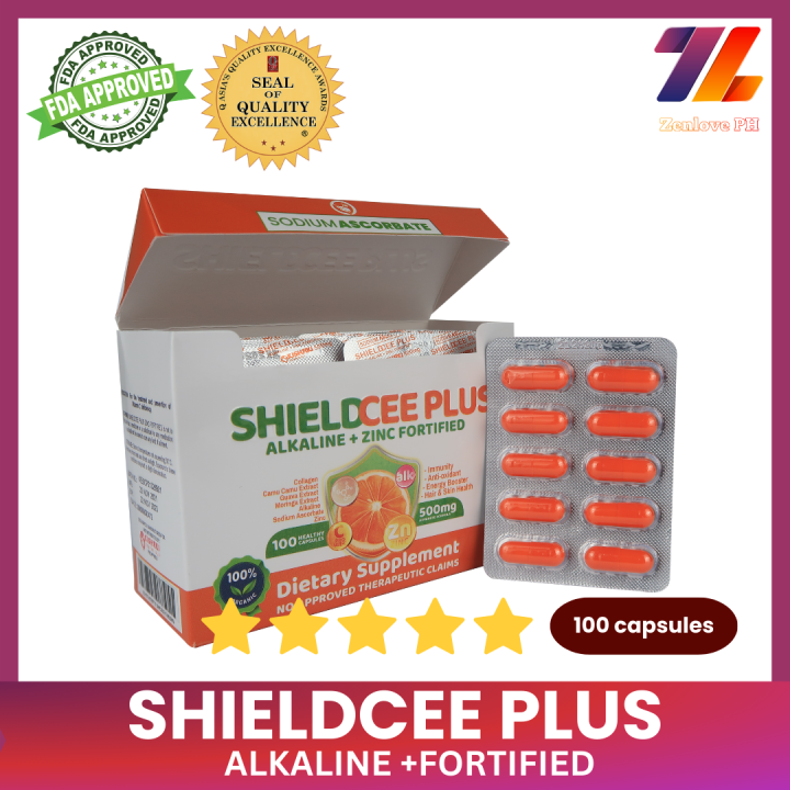 SHIELD CEE PLUS (5 BLISTERS)Vitamins 100 Capsules Dietary Supplement