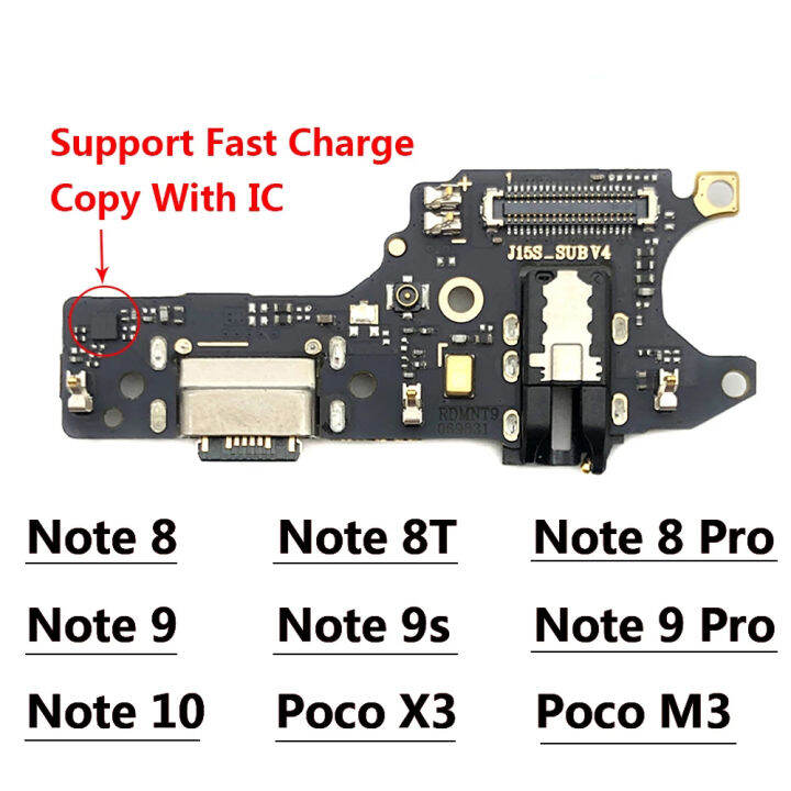For Xiaomi Poco X3 Pro M3 Redmi Note 7 8 8T 9S 9 10 Pro 10s 5G USB ...