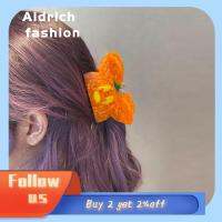 ALDRICH FASHION อะซิเตท กรงเล็บขนฟักทอง ทนทานต่อการใช้งาน จับผม คลิปหนีบผม แฟชั่นสำหรับผู้หญิง การ์ตูนฟักทอง คลิปปลาฉลาม สำหรับผู้หญิง