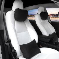 For Tesla CarSeat Headrest Neck Cushion Protection Headrest Model Y/Model 3 Special Neck Protection Waist Bolster Interior Decor