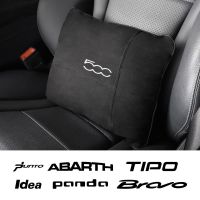 Car Lumbar Support Cotton Pillow For Fiat 500 Punto Panda Bravo Tipo Abarth Linea Breathable Seat Rest Cushion Auto Accessories