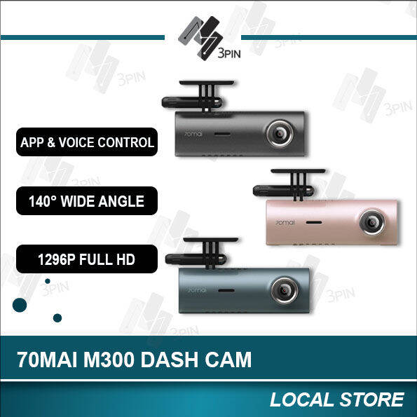 70mai M300 Dash Camera Car Recorder Dashcam 1296P 140° FOV WDR Parking