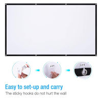 LEJIADA Projector Projection Folding Soft Screen Portable 60 72 84 100 120 150 Inches Home Outdoor KTV 3D HD Projection Screen