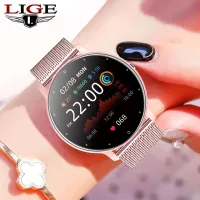 LIGE 2021New Women Smart watch Men Color Screen Full touch sports Fitness Tracker Bluetooth Smart Clock Ladies Smart Watch Women