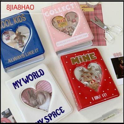8JIA8HAO รักหัวใจ อัลบั้มรูป เป็นรูกลวง 64กระเป๋า ที่ใส่รูปถ่าย มินิมินิ พีวีซีพีวีซี ที่ใส่โฟโต้การ์ด สำหรับผู้หญิง