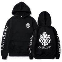 {Echoes Department Store}แฟชั่นอะนิเมะ Overlord โลโก้ผู้ชาย Hooded Streetwear มังงะตลกสร้างสรรค์สีดำและสีขาวพิมพ์ Harajuku ฤดูหนาวผู้หญิงเสื้อ