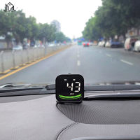 มีถ้วยดูด HUD ติดรถยนต์เครื่องวัดความเร็วเข็มทิศ GPS อัตโนมัติสำหรับรถบรรทุกรถตู้รถมอเตอร์ไซค์