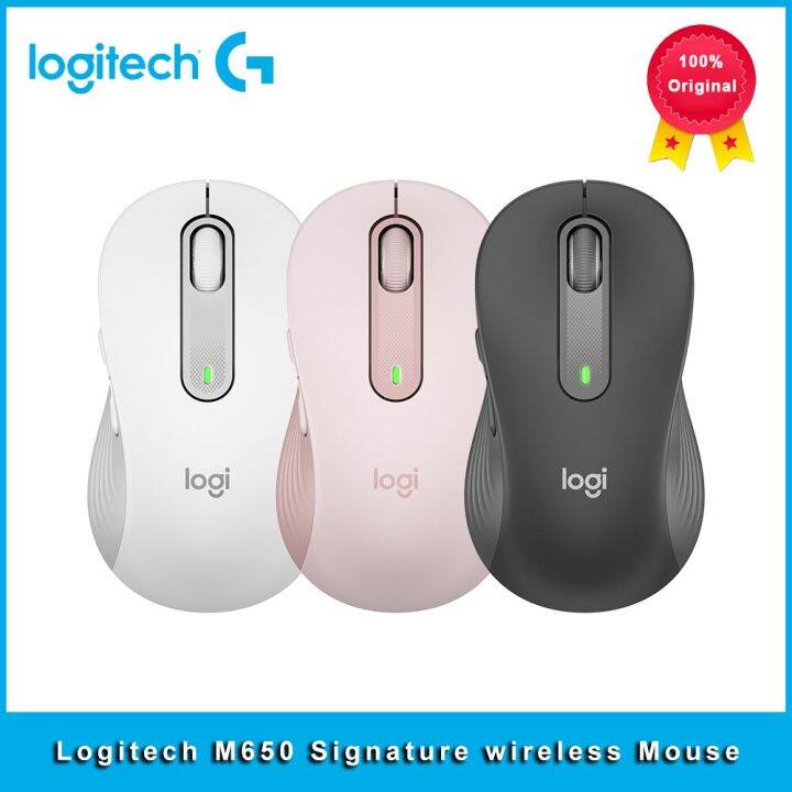 Logitech M650 Signature wireless Mouse Bluetooth Mice 400 DPI Sensor ...