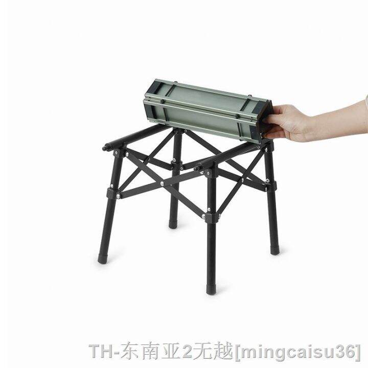 hyfvbu-naturehike-camping-table-aluminum-alloy-folding-outdoor-barbecue-with-carry