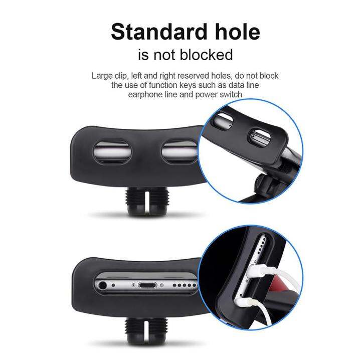 car-headrest-tablet-stand-360-degree-rotary-telescopic-automotive-cellphone-holder-bracket-rack-accessories-black