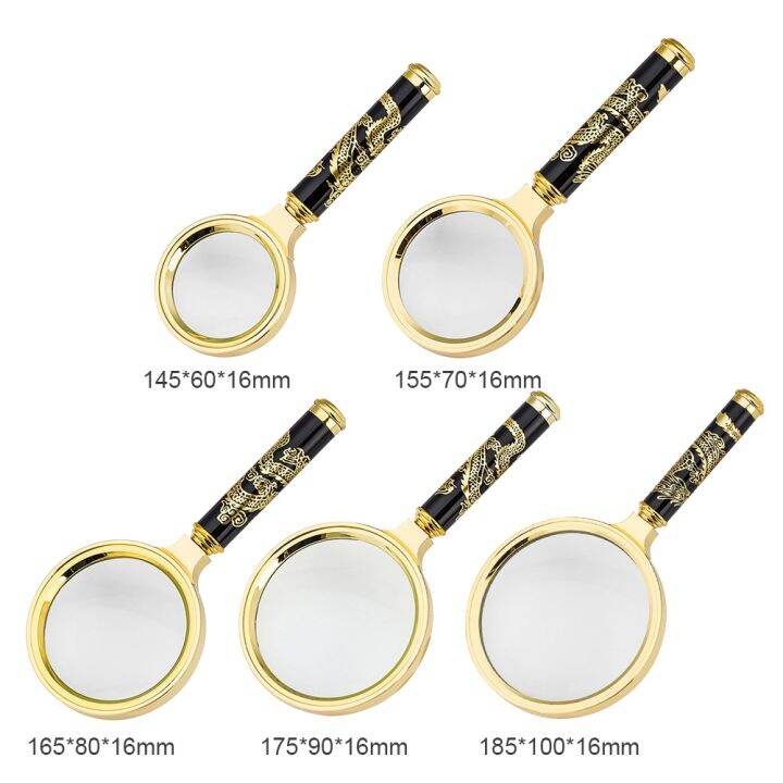 10x-handheld-optical-glass-scale-magnifier-magnifying-glass-jewelry-loupe-with-dragon-pattern-mini-microscope